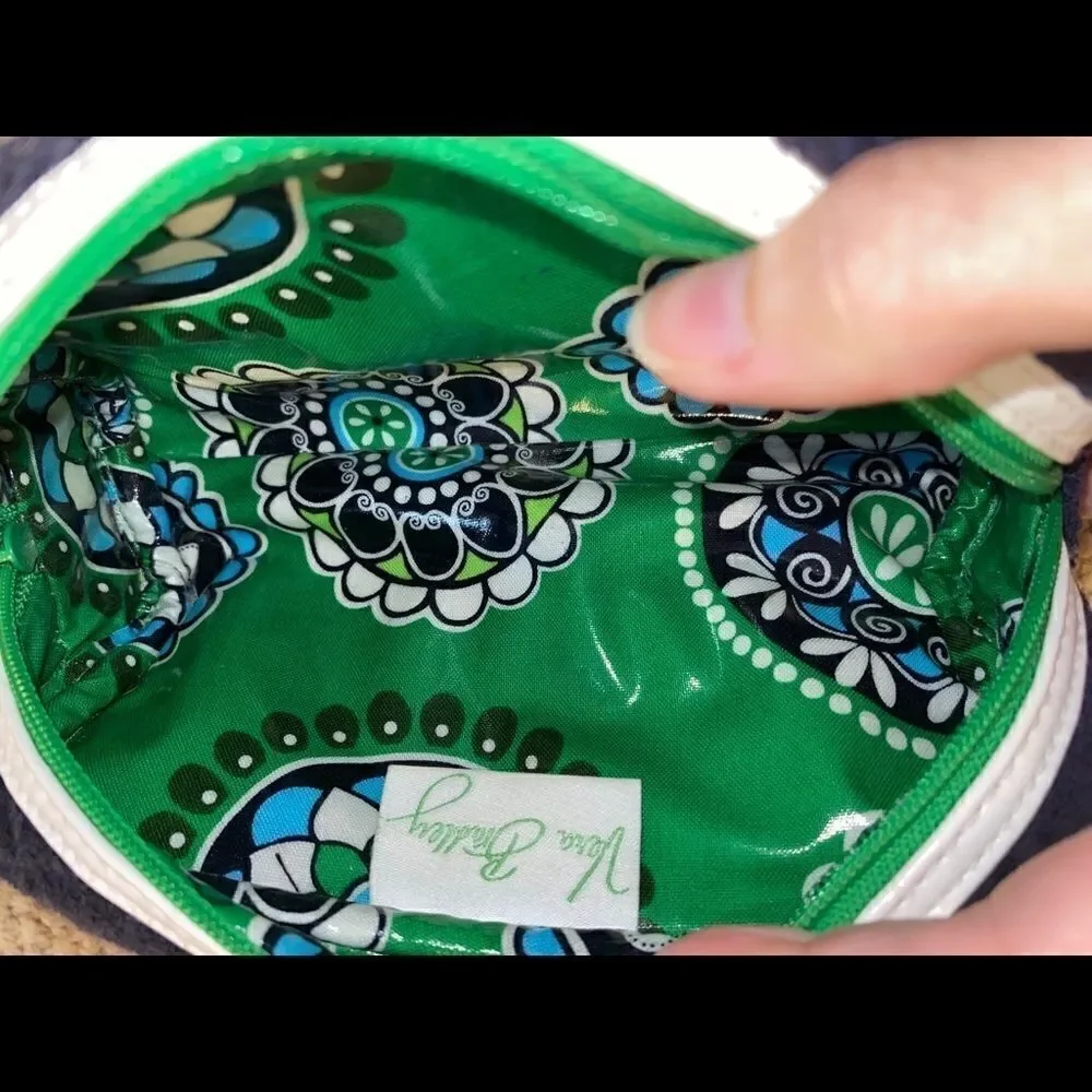 Vera Bradley Cupcakes Terry Cloth Cosmetic Bag